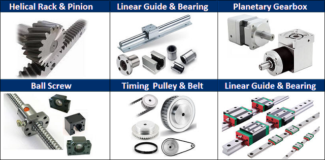 MotionTek CNC Machine Parts