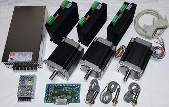 KIT1200XYZ 3 Axis CNC Stepper Motor Retrofit Kit