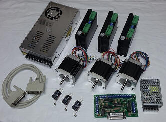 KIT306XYZ 3 Axis CNC Stepper Motor Retrofit Kit