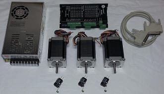 KIT311SXYZ All-in-One 3 Axis CNC Stepper Motor Retrofit Kit