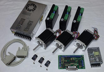 KIT417XYZ 3 Axis CNC Stepper Motor Retrofit Kit