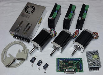 KIT556XYZ 3 Axis CNC Stepper Motor Retrofit  Kit