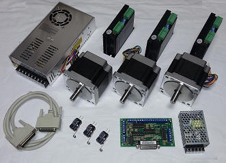 KIT625XYZ 3 Axis CNC Stepper Motor Retrofit Kit
