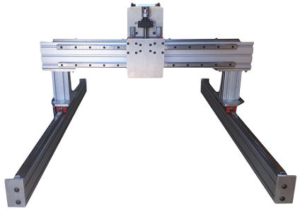 Lego L2 Gantry KIT, 2 sides, Z axis, Working area XYZ 32″×46″×3.8″

Hiwin 20mm rail on XYZ · Rack & Pinion on XY · Ball Screw on Z