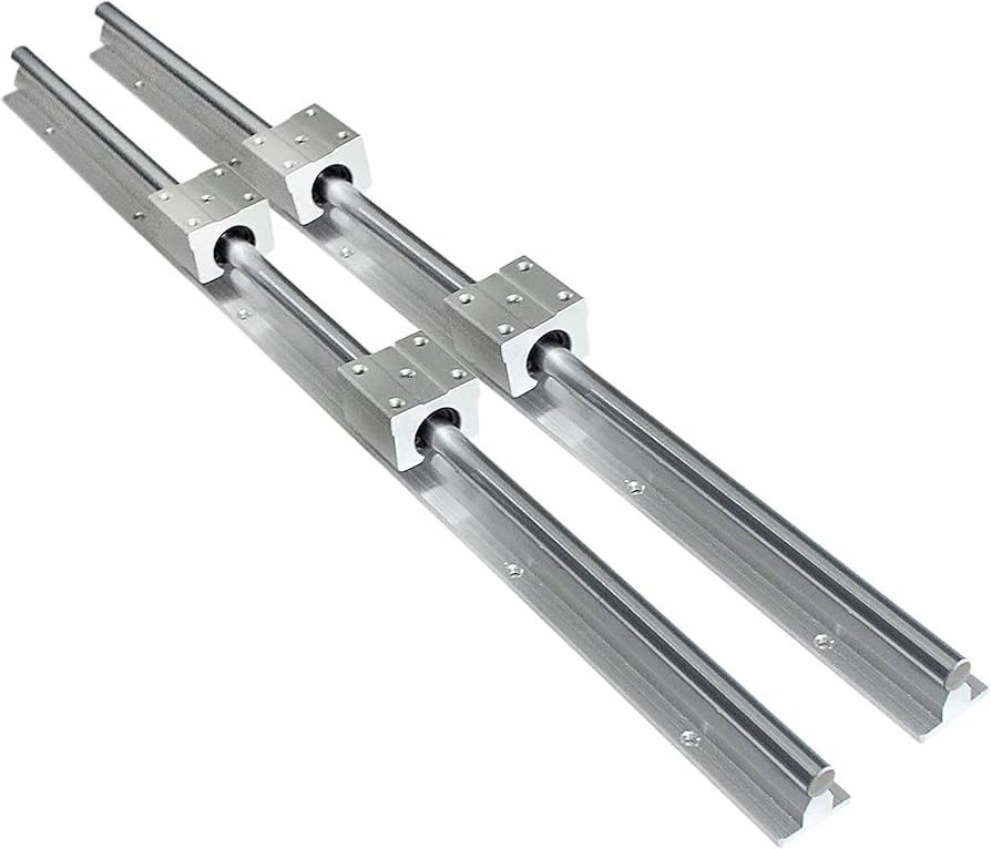 Linear Round Rail 16mm Shaft ⌀,800mm x 2 | LRB16 Bearing Block x 4