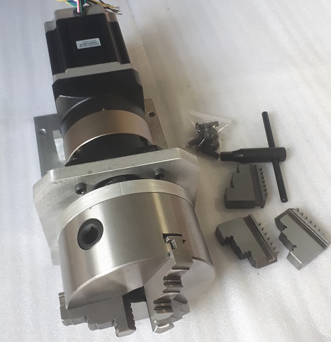 Rotary 4th Axis 6" Chuck Geared (Heavy Duty)