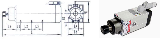CNC Spindle Motor Air-cooling